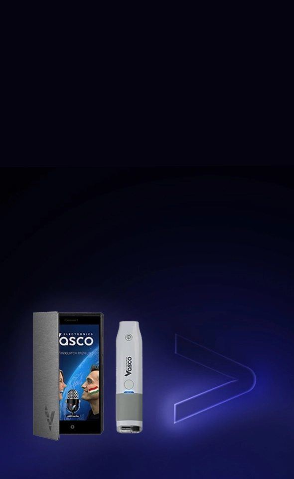 Vasco Translator Premium 5” – um dispositivo de tradução portátil. 
